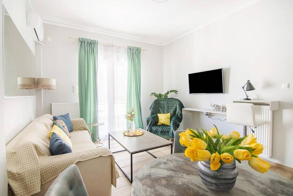 Bright Apartment For 6 Ppl In Athene Buitenkant foto
