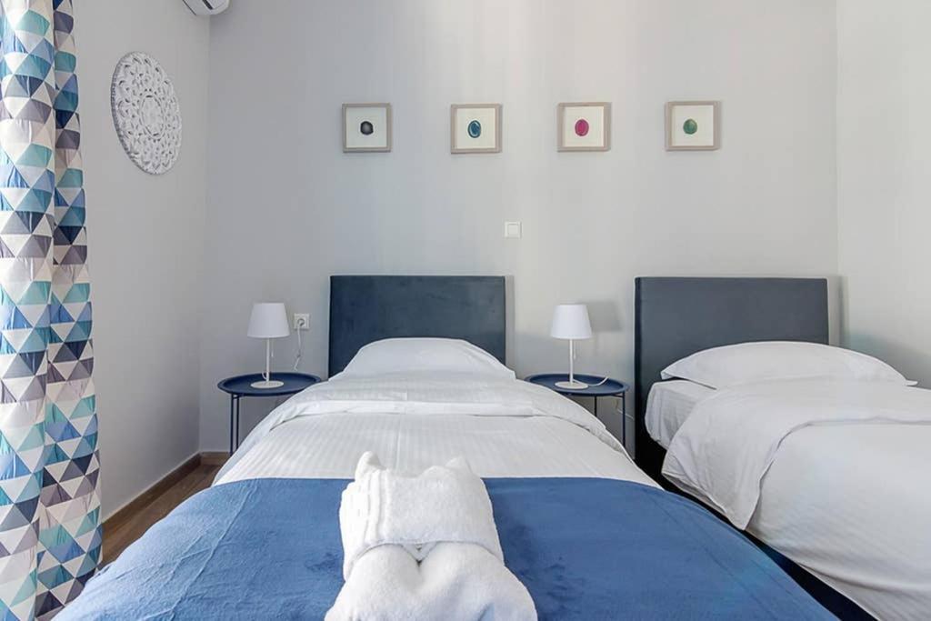 Bright Apartment For 6 Ppl In Athene Buitenkant foto